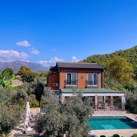Gocek'te Cocuk Havuzlu, Genis Alanli Villa-awz171 * فتحية