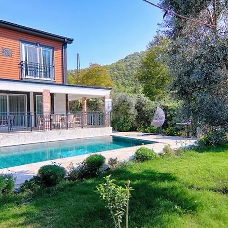 Gocek'te Cocuk Havuzlu, Genis Alanli Villa-awz171 Villa *